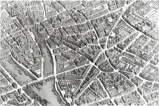 Plan of Paris, 1730 (IV)-Louis Bretez-Stretched Canvas