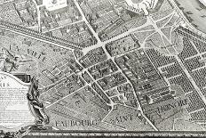 Plan of Paris, Known as the "Plan De Turgot," Engraved by Claude Lucas, 1734-39-Louis Bretez-Giclee Print