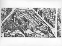 Plan of Paris, Known as the "Plan De Turgot," Engraved by Claude Lucas, 1734-39-Louis Bretez-Giclee Print