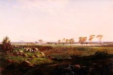 Mount Fyans Woolshed (The Woolshed Near Camperdow), 1869-Louis Buvelot-Framed Giclee Print