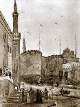 Tomb in a Mosque, Cairo, Egypt, 1928-Louis Cabanes-Framed Giclee Print