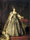 Empress Anna Ioannovna (Anna of Russia)-Louis Caravaque-Giclee Print