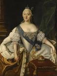 Empress Anna Ioannovna (Anna of Russia)-Louis Caravaque-Mounted Giclee Print