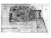 Plan of Parc Monceau in Paris Belonging to the Duke of Chartres 1785-Louis Carrogis Carmontelle-Framed Giclee Print