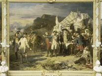Bataille de Lawfeld, le 27 juillet 1747-Louis Charles Auguste Couder-Framed Giclee Print