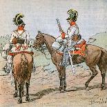 Austrian Dragoons-Louis Charles Bombled-Art Print