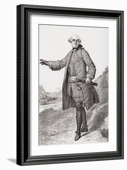 Louis Charles César Le Tellier known as the Duke of Estrées, 1695 ? 1771. French Military…-French School-Framed Giclee Print