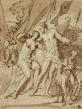Venus and Adonis-Louis Cheron-Framed Giclee Print