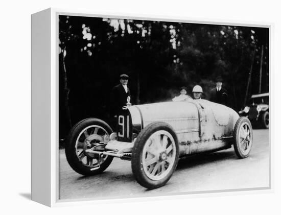 Louis Chiron in a Bugatti, 1927-null-Framed Premier Image Canvas
