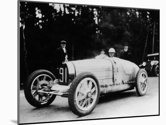 Louis Chiron in a Bugatti, 1927-null-Mounted Photographic Print