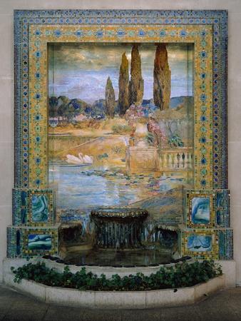 River of Life Poster by Louis Comfort Tiffany Tiffany Co - Pixels
