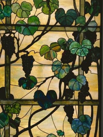 Autumn Landscape - Louis Comfort Tiffany Poster for Sale by raybondesigns