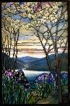 A Wooded Landscape in Three Panels-Louis Comfort Tiffany-Framed Giclee Print