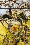 Parakeets and Gold Fish Bowl, about 1893-Louis Comfort Tiffany-Art Print