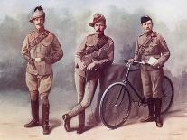 Colour-Sergeant of the West Yorkshire Regiment, Left, and a Sergeant of the Yorkshire Regiment-Louis Creswicke-Giclee Print