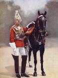 Colour-Sergeant of the West Yorkshire Regiment, Left, and a Sergeant of the Yorkshire Regiment-Louis Creswicke-Giclee Print