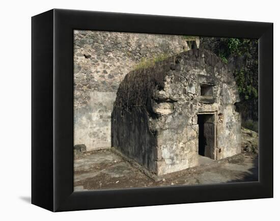 Louis Cyparis's Jail, Saint Pierre, Martinique, West Indies, Caribbean, Central America-Thouvenin Guy-Framed Premier Image Canvas