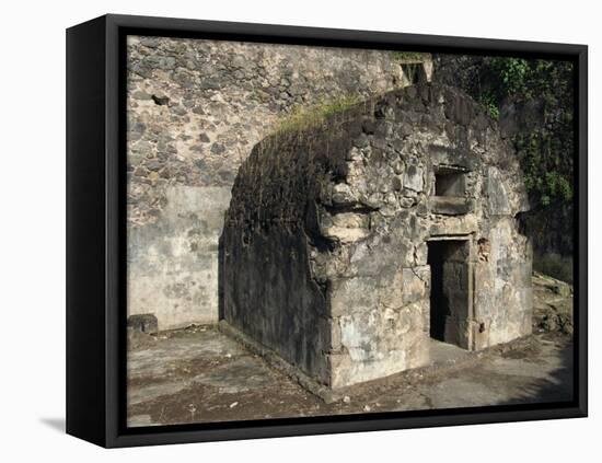 Louis Cyparis's Jail, Saint Pierre, Martinique, West Indies, Caribbean, Central America-Thouvenin Guy-Framed Premier Image Canvas