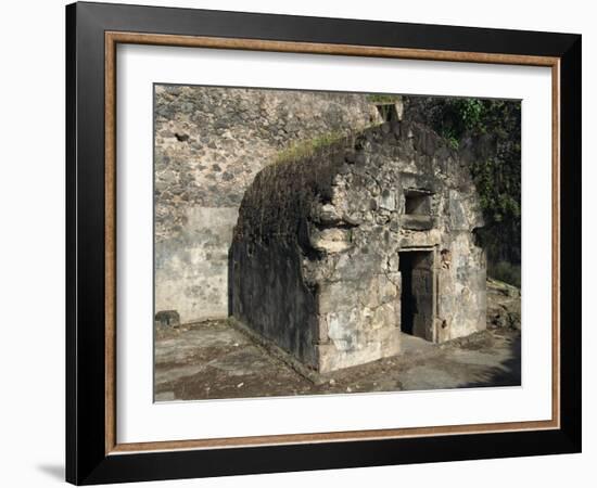 Louis Cyparis's Jail, Saint Pierre, Martinique, West Indies, Caribbean, Central America-Thouvenin Guy-Framed Photographic Print