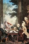 The Mozart Family in Paris in 1763-Louis de Carmontelle-Giclee Print