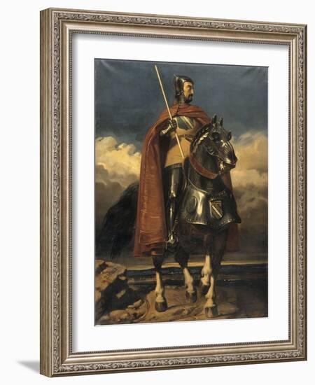 Louis de Champagne, comte de Sancerre, maréchal de France en 1368, connétable en 1397 (?-1402)-Jules Claude Ziegler-Framed Giclee Print