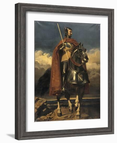 Louis de Champagne, comte de Sancerre, maréchal de France en 1368, connétable en 1397 (?-1402)-Jules Claude Ziegler-Framed Giclee Print