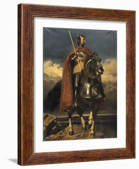 Louis de Champagne, comte de Sancerre, maréchal de France en 1368, connétable en 1397 (?-1402)-Jules Claude Ziegler-Framed Giclee Print