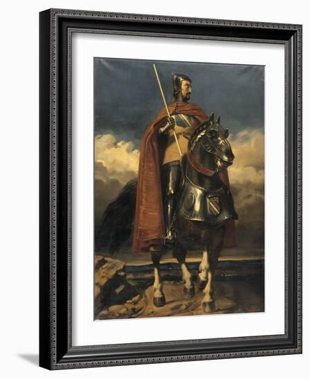 Louis de Champagne, comte de Sancerre, maréchal de France en 1368, connétable en 1397 (?-1402)-Jules Claude Ziegler-Framed Giclee Print