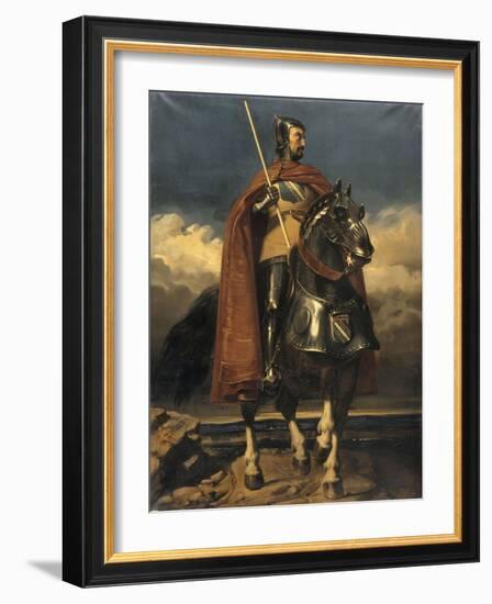 Louis de Champagne, comte de Sancerre, maréchal de France en 1368, connétable en 1397 (?-1402)-Jules Claude Ziegler-Framed Giclee Print