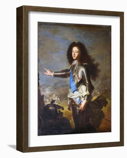 Louis De France, Duke of Burgundy-Hyacinthe Rigaud-Framed Giclee Print