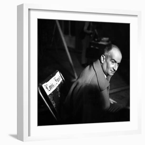 Louis De Funès-Marcel Begoin-Framed Photographic Print