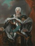 August the Strong, King of Poland and Saxony-Louis de Silvestre-Mounted Giclee Print