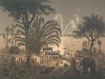 Musical Soiree in Laos, 1867-Louis Delaporte-Giclee Print