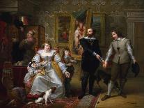 The Artist Rubens Introducing Brouwer to His Wife-Louis Du Pasquier-Mounted Giclee Print