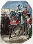 Death of Louis XI of France (1423-1483)-Louis Dupre-Giclee Print