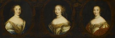 Les trois soeurs de la duchesse de Montpensier, la Grande Mademoiselle-Louis Edouard Rioult-Giclee Print