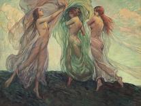 Three Dancers-Louis F. Berneker-Premier Image Canvas