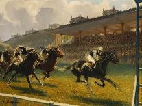 Grand Prix de Longchamp, 1932-Louis Ferdinand Malespina-Framed Giclee Print