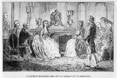 Jean Le Rond D'Alembert at the Salon of Mme Du Deffant and Mlle De Lespinasse-Louis Figuier-Giclee Print