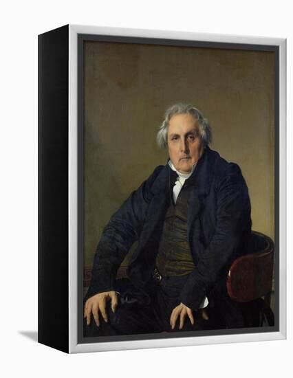 Louis-Francois Bertin (1766-1841) 1832-Jean-Auguste-Dominique Ingres-Framed Premier Image Canvas