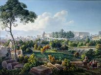 View of the Palatine Hill in Rome-Louis-Francois Cassas-Framed Giclee Print