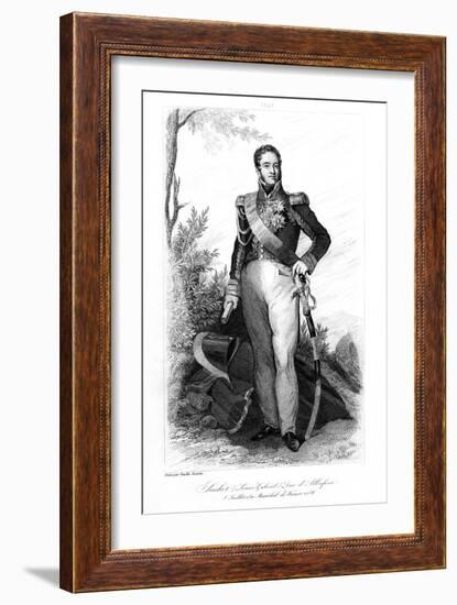 Louis Gabriel Suchet (1770-182), Duc D'Albufera Da Valencia and Marshal of France, 1839-Contenau-Framed Giclee Print