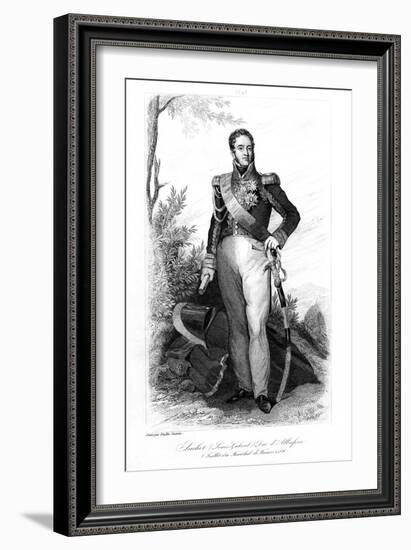 Louis Gabriel Suchet (1770-182), Duc D'Albufera Da Valencia and Marshal of France, 1839-Contenau-Framed Giclee Print