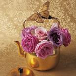 Roses, Teapot and Butterfly-Louis Gaillard-Art Print
