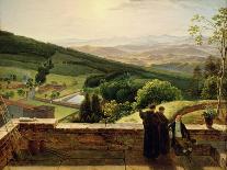 View of Vallombrosa, Near Florence-Louis Gauffier-Framed Giclee Print