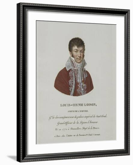 Louis-Henri Loison, comte de l'Empire, né en 1772 à Damvillers.-null-Framed Giclee Print