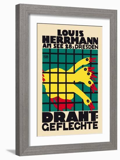 Louis Hermann in Dresden-Dore Corty-Framed Art Print