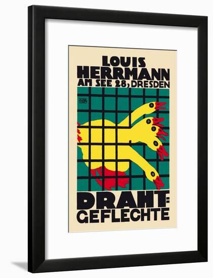 Louis Hermann in Dresden-Dore Corty-Framed Art Print