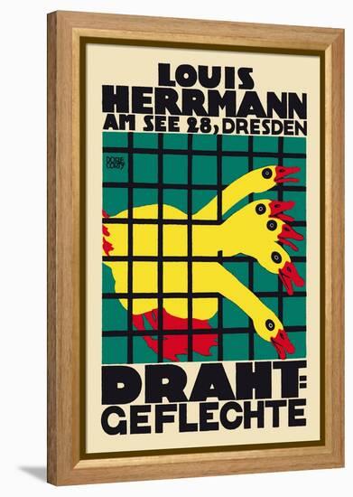 Louis Hermann in Dresden-Dore Corty-Framed Stretched Canvas