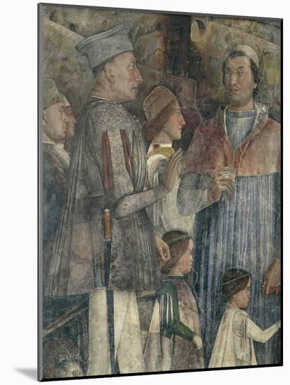 Louis II, Cardinal Francesco, Francesco II and Sigismondo Gonzaga-Andrea Mantegna-Mounted Giclee Print